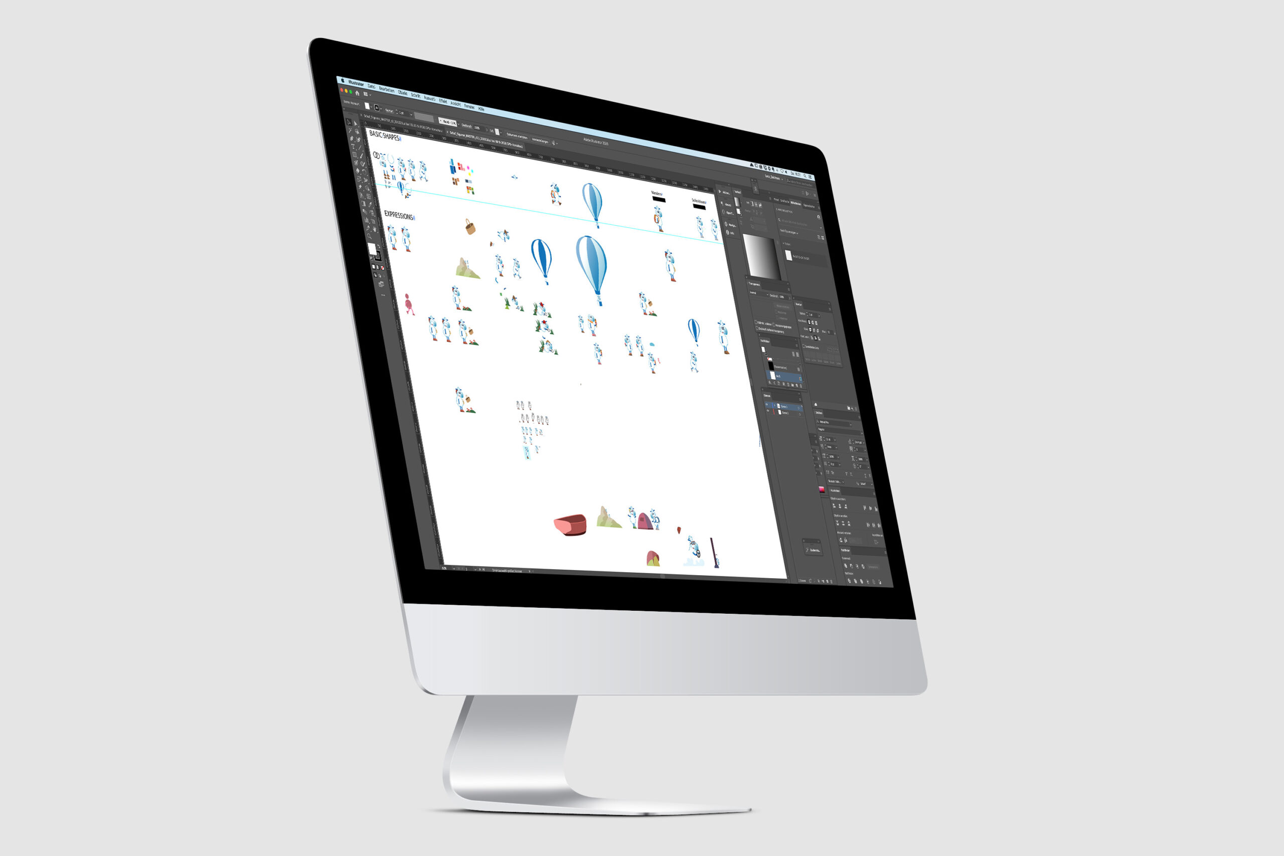 iMac Charakterdesign