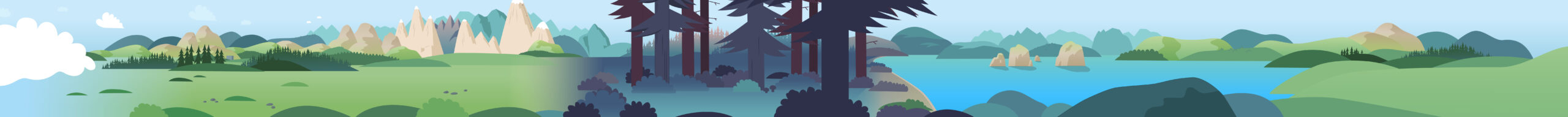 Landschaft illustrator